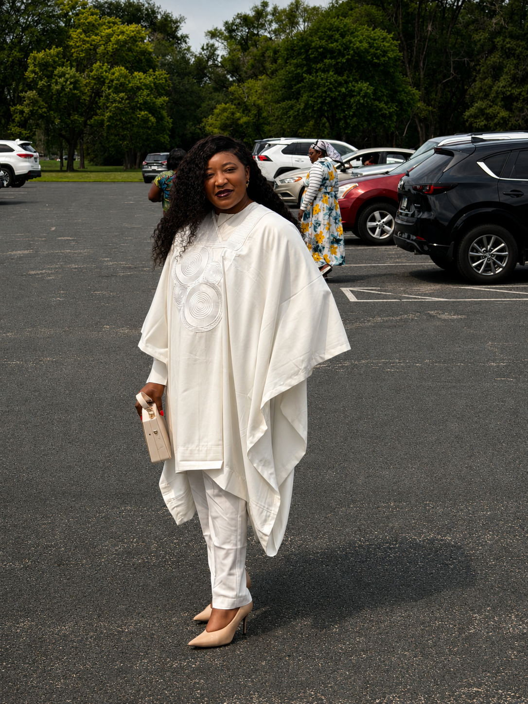 THE IYA-OBA- Women's Agbada / Senator 3-Piece Occasion Set