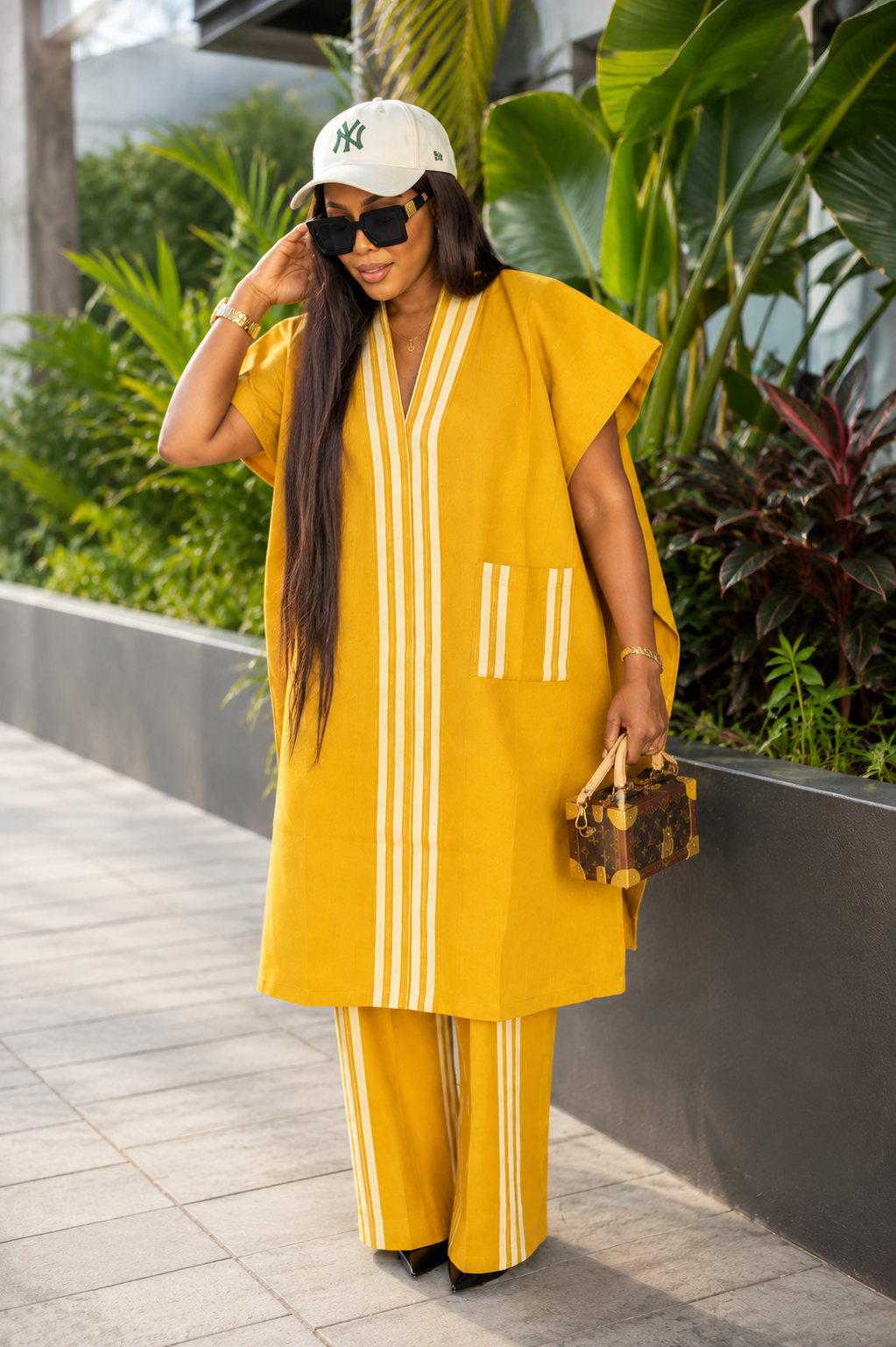 The Savanna Set - Women's African Tunic & Trouser Set