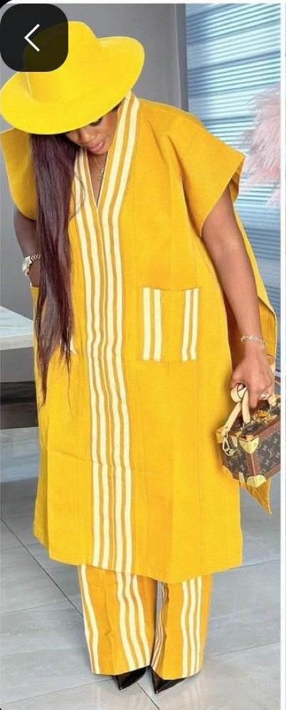The Savanna Set - Women's African Tunic & Trouser Set